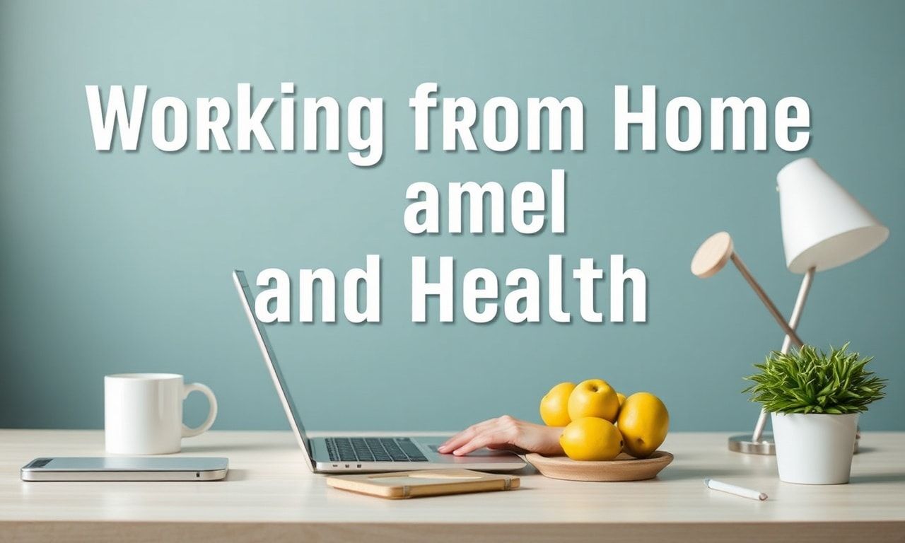 Evden Çalışma ve Sağlık: Verimliliğiniz ve Sağlığınızı Artıran İpuçları